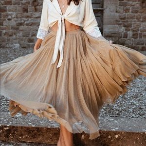 Spell & the Gypsy Grace Tulle Maxi skirt